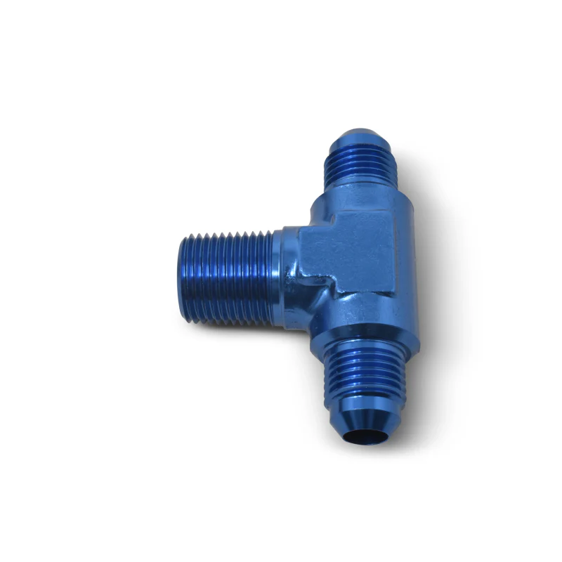 Russell Performance -10 AN to 1/2in NPT Flare to Pipe Tee Fitting - Image 8