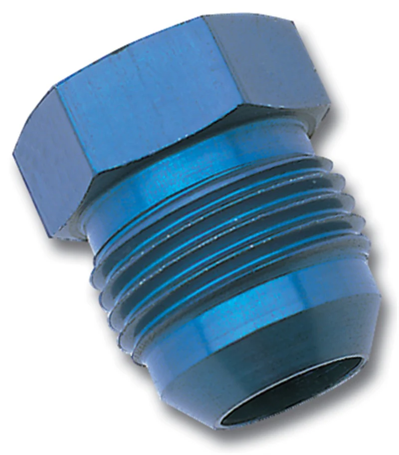 Russell Performance -12 AN Flare Plug (Blue) - Image 2