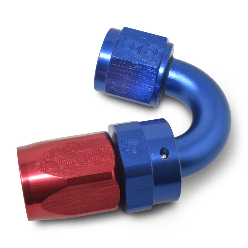 Russell Performance -12 AN Red/Blue 150 Degree Full Flow Swivel Hose End (With 1-1/8in Radius) - Image 8