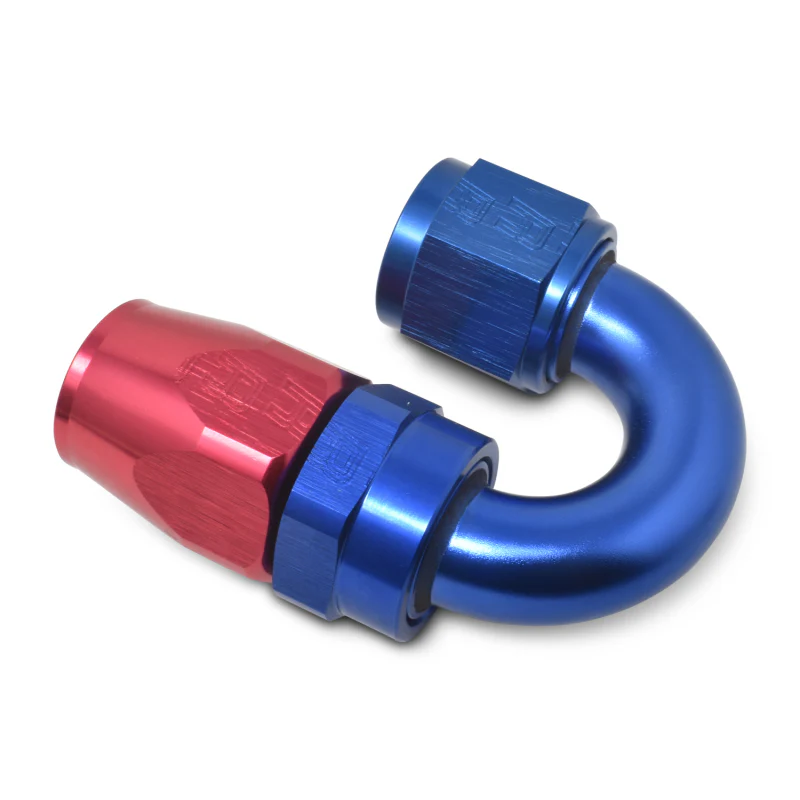 Russell Performance -12 AN Red/Blue 180 Degree Full Flow Swivel Hose End (With 1-1/8in Radius) - Image 6