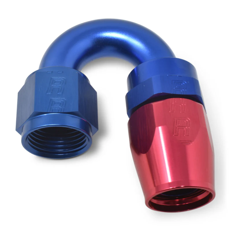 Russell Performance -12 AN Red/Blue 180 Degree Full Flow Swivel Hose End (With 1-1/8in Radius) - Image 7
