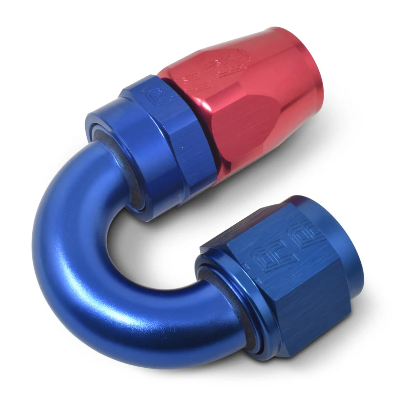 Russell Performance -12 AN Red/Blue 180 Degree Full Flow Swivel Hose End (With 1-1/8in Radius) - Image 8