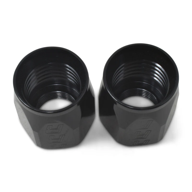 Russell Performance 2-Piece -6 AN Full Flow Swivel Hose End Sockets (Qty 2) - Polished and Black - Image 6