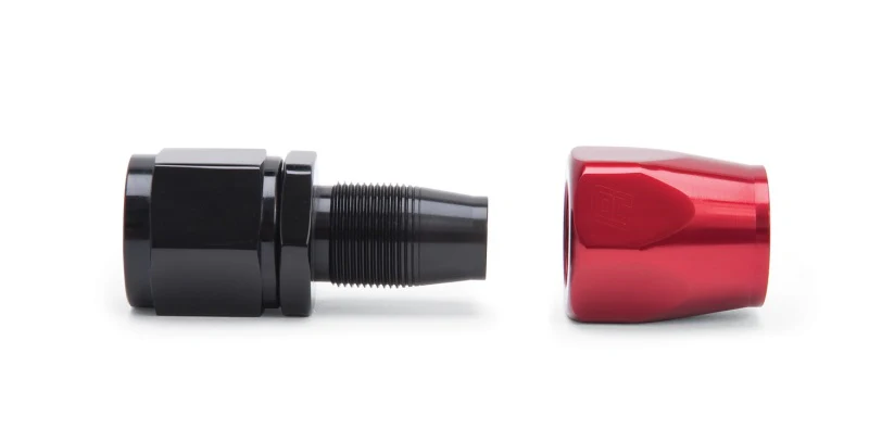 Russell Performance 2-Piece -8 AN Full Flow Swivel Hose End Sockets (Qty 2) - Polished and Red - Image 7