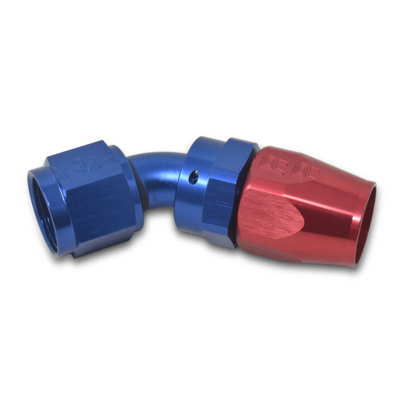 Russell Performance -20 AN Red/Blue 45 Degree Full Flow Hose End - Image 7