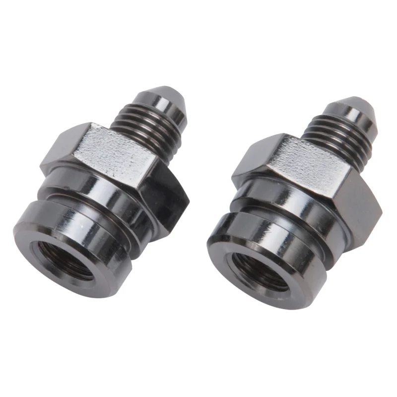 Russell Performance -3 AN SAE Adapter Fitting (2 pcs.) (Black) - Image 2