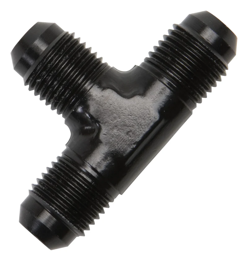 Russell Performance -4 AN Flare Tee Fitting (Black) - Image 2