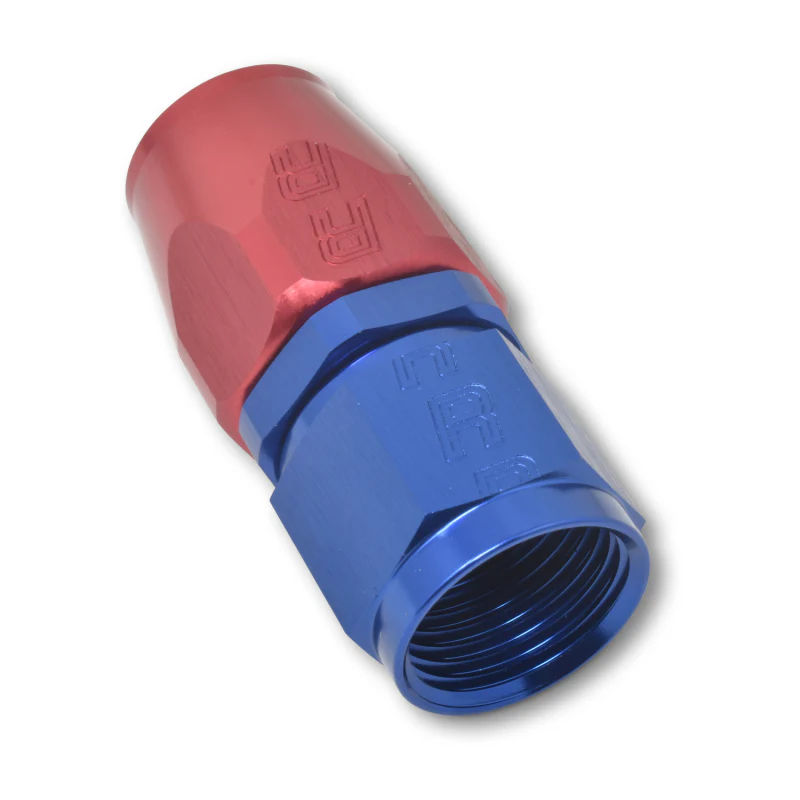 Russell Performance -4 AN Red/Blue Straight Full Flow Hose End - Image 6