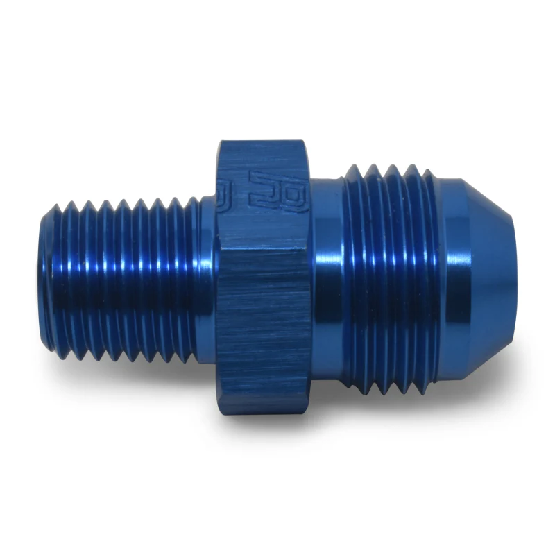 Russell Performance -4 AN to 1/4in NPT Straight Flare to Pipe (Blue) - Image 6