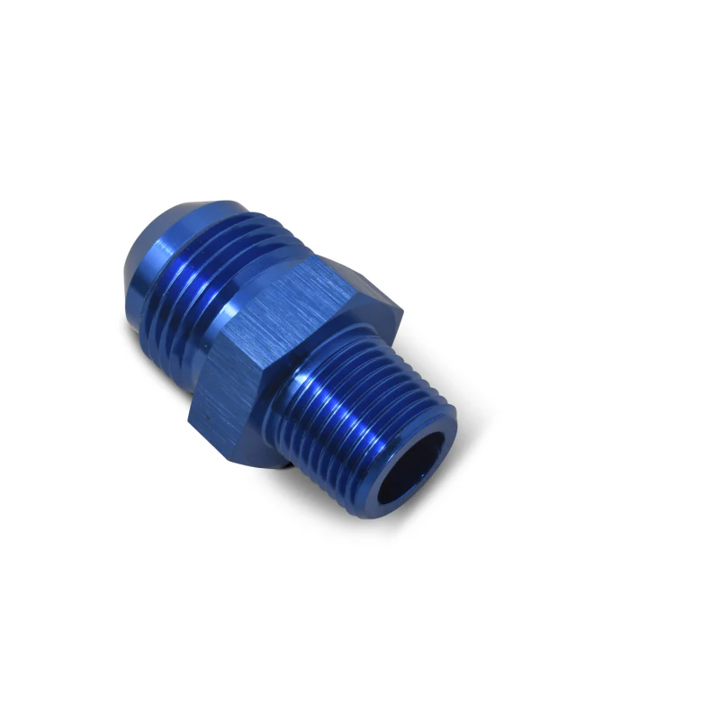 Russell Performance -4 AN to 1/8in NPT Straight Flare to Pipe (Blue) - Image 5