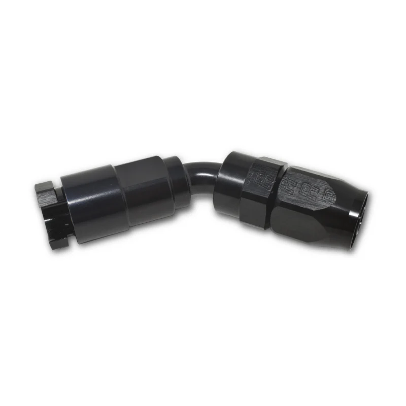 Russell Performance 5/16in SAE Quick Disc Female to -6 Hose Black 45 Degree Hose End - Image 8
