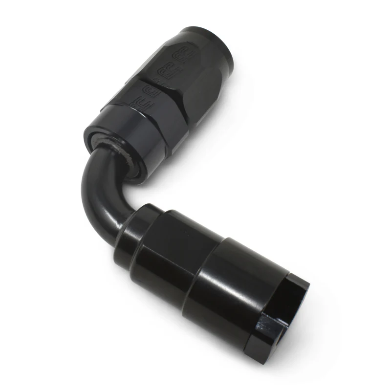 Russell Performance 5/16in SAE Quick Disc Female to -6 Hose Black 90 Degree Hose End - Image 7