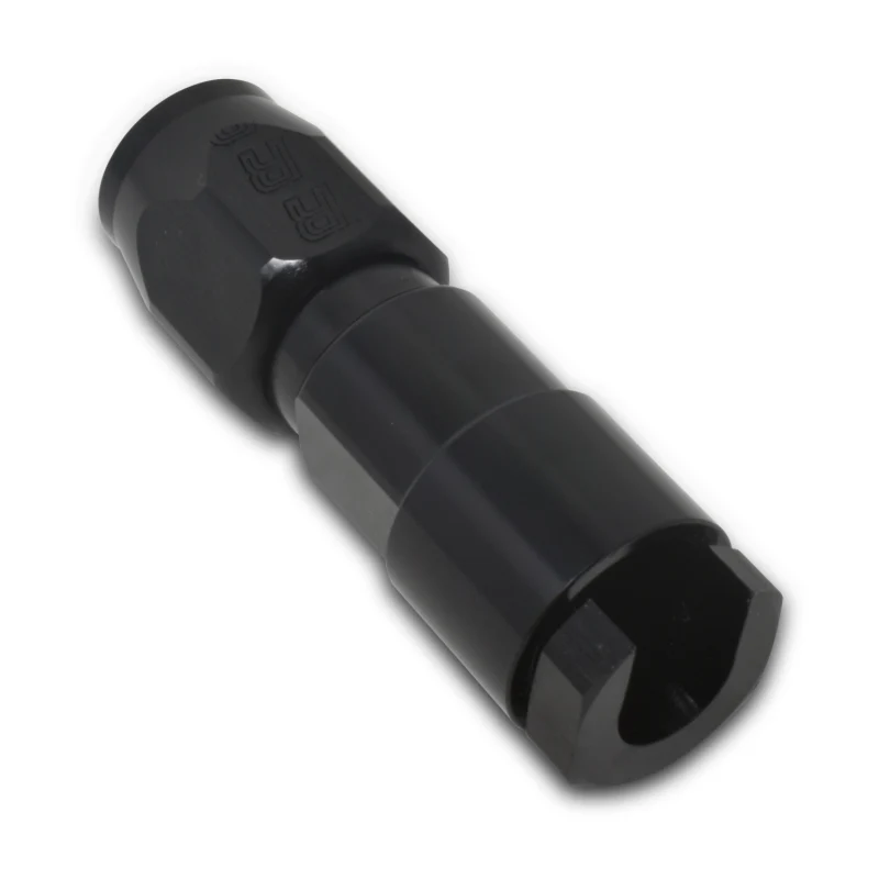 Russell Performance 5/16in SAE Quick Disc Female to -6 Hose Black Straight Degree Hose End - Image 6