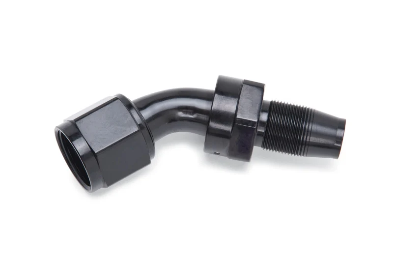 Russell Performance -6 AN 45 Degree Hose End Without Socket - Polished and Black - Image 2