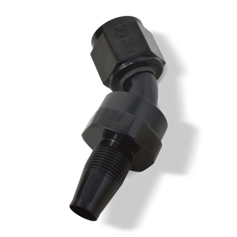 Russell Performance -6 AN 45 Degree Hose End Without Socket - Polished and Black - Image 6