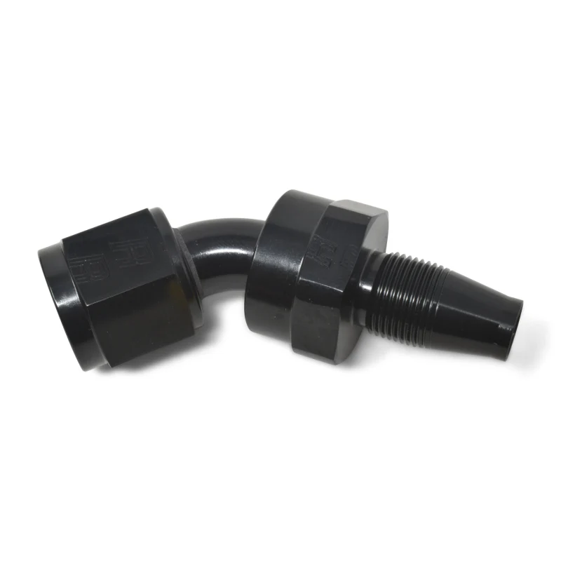 Russell Performance -6 AN 45 Degree Hose End Without Socket - Polished and Black - Image 7