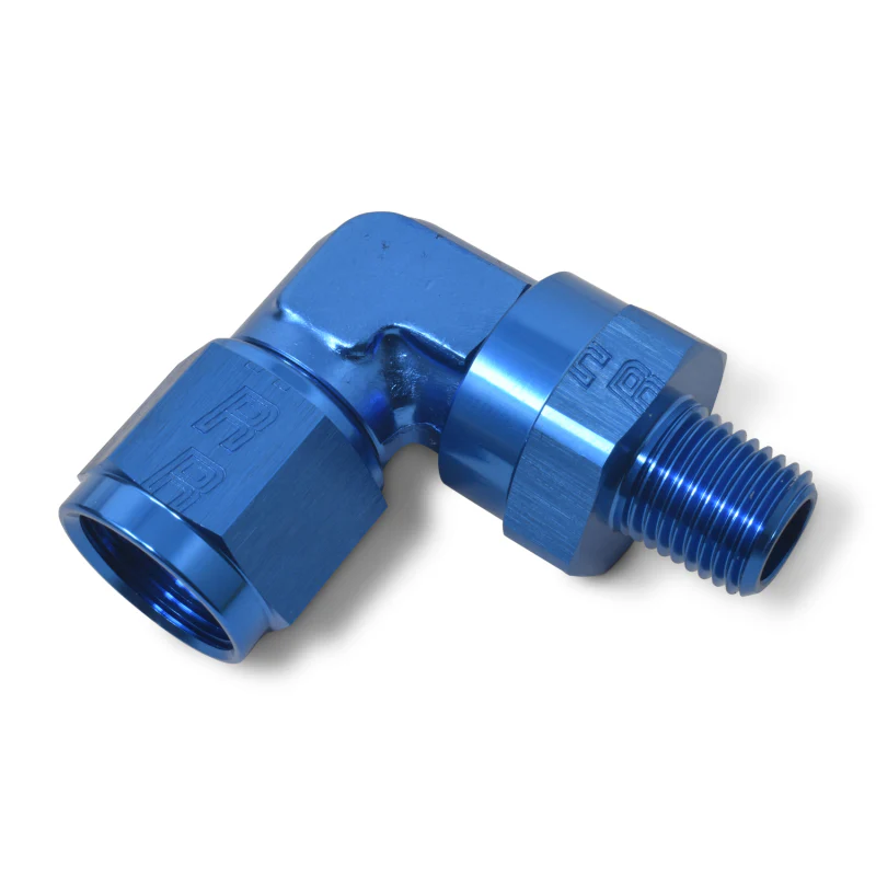 Russell Performance -6 AN 90 Degree Female to Male 1/4in Swivel NPT Fitting - Image 8