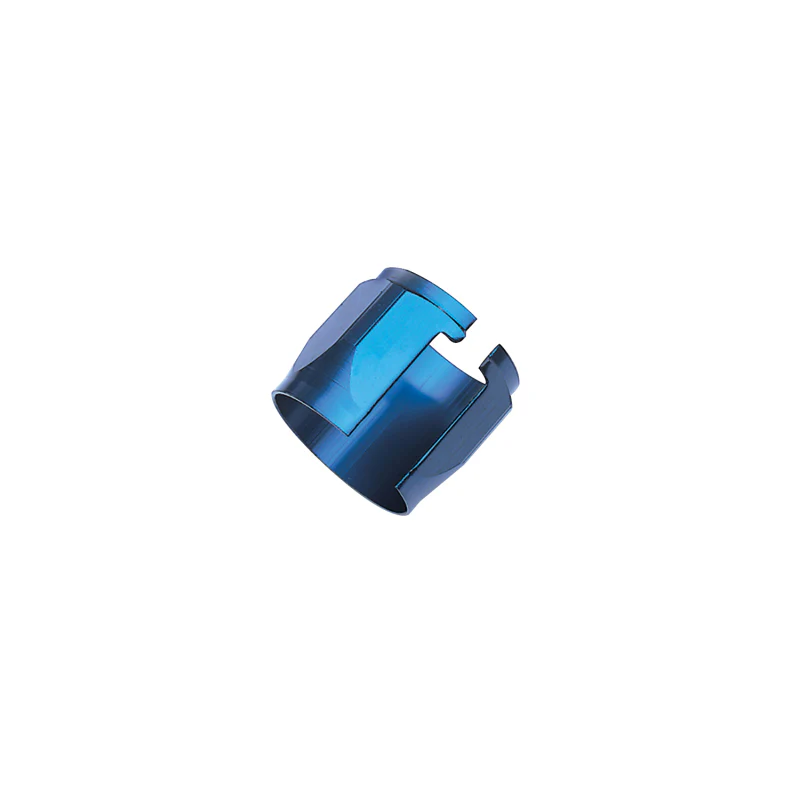 Russell Performance -6 AN Anodized Blue Tube Seal Hose End For 5/16in Fuel Hose - Image 6