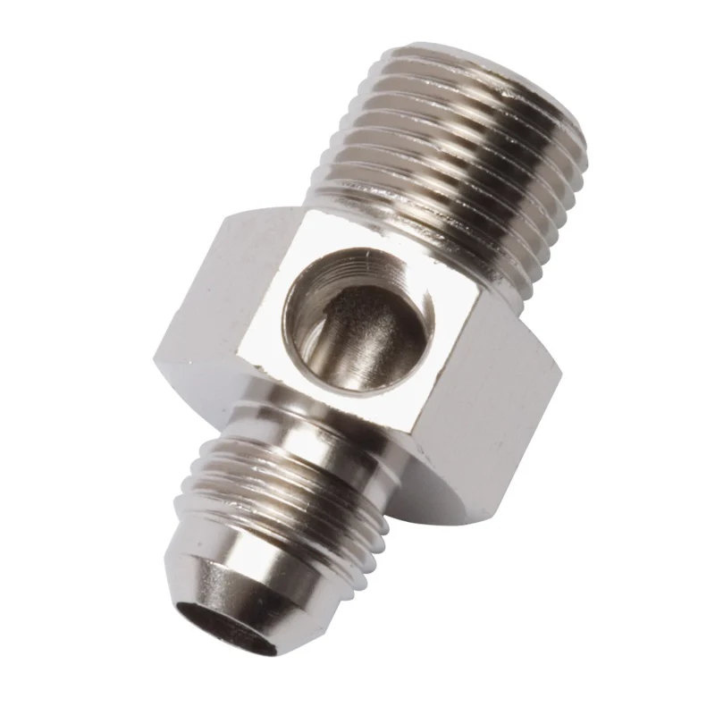 Russell Performance -6 AN Flare to 1/4in Pipe Pressure Adapter (Endura) - Image 2