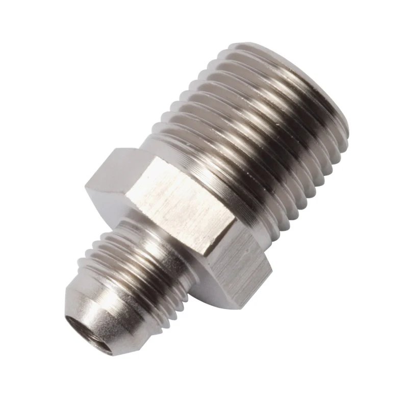 Russell Performance -6 AN to 1/2in NPT Straight Flare to Pipe (Endura) - Image 2
