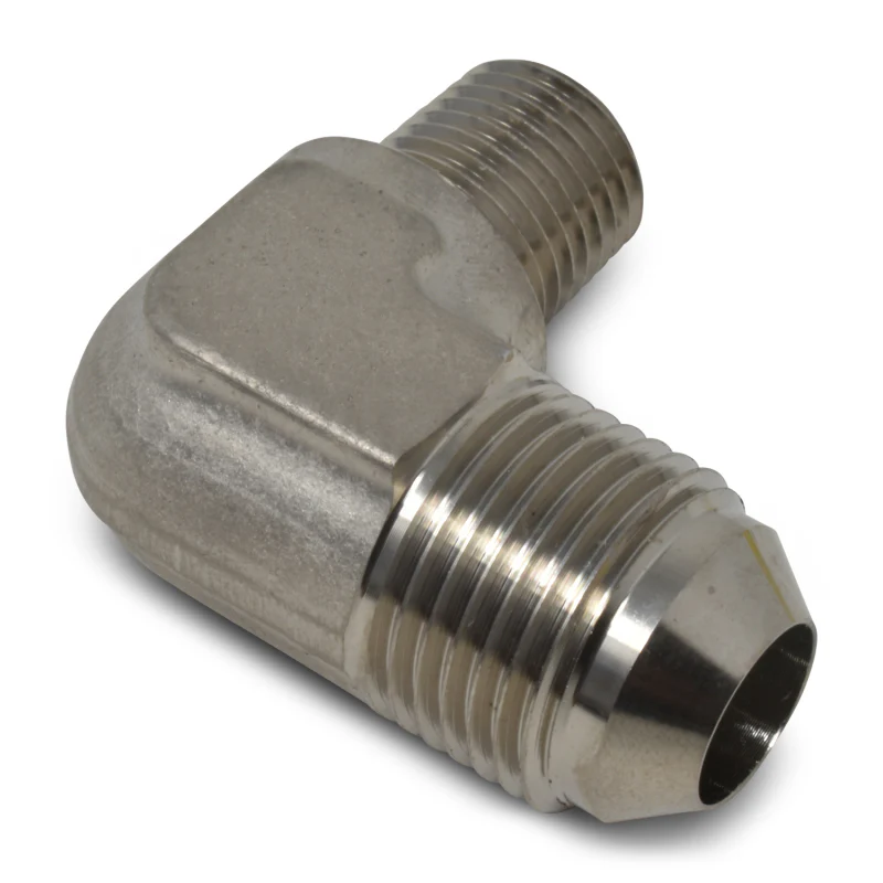 Russell Performance -6 AN to 1/8in NPT 90 Degree Flare to Pipe Adapter (Endura) - Image 7
