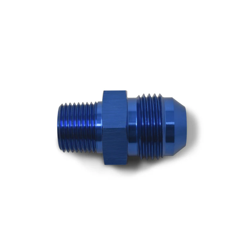 Russell Performance -6 AN to 3/8in NPT Straight Flare to Pipe (Blue) - Image 6