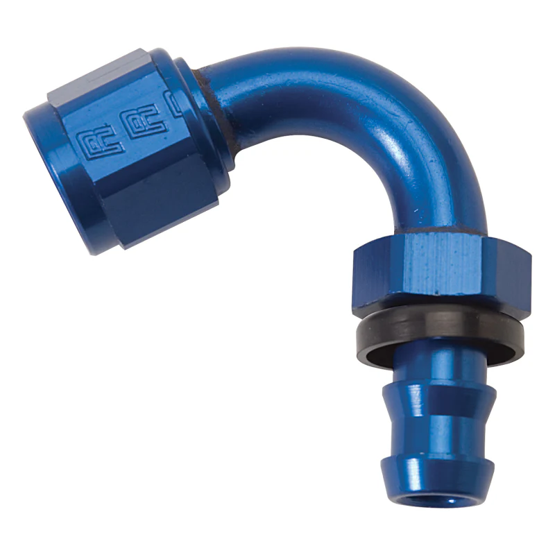 Russell Performance -6 AN Twist-Lok 150 Degree Hose End (9/16in Radius) - Image 2