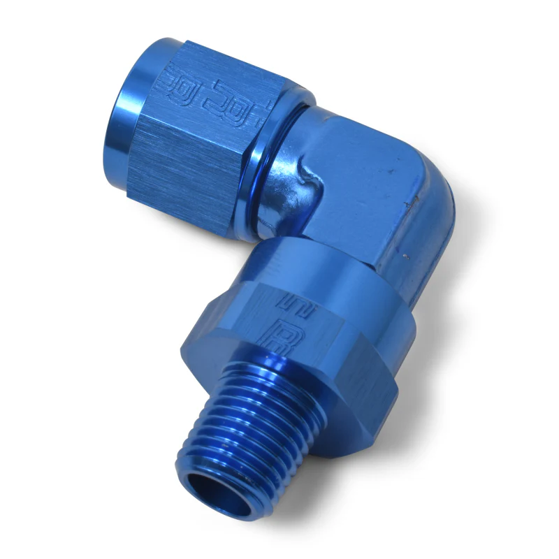 Russell Performance -8 AN 90 Degree Female to Male 3/8in Swivel NPT Fitting - Image 7