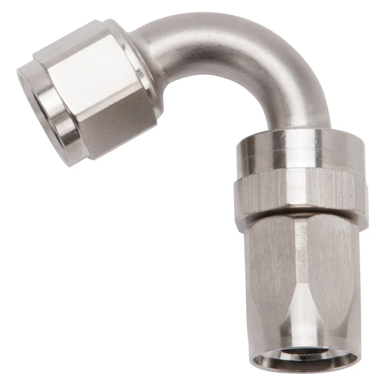 Russell Performance -8 AN Endura 120 Degree Full Flow Swivel Hose End (With 3/4in Radius) - Image 2