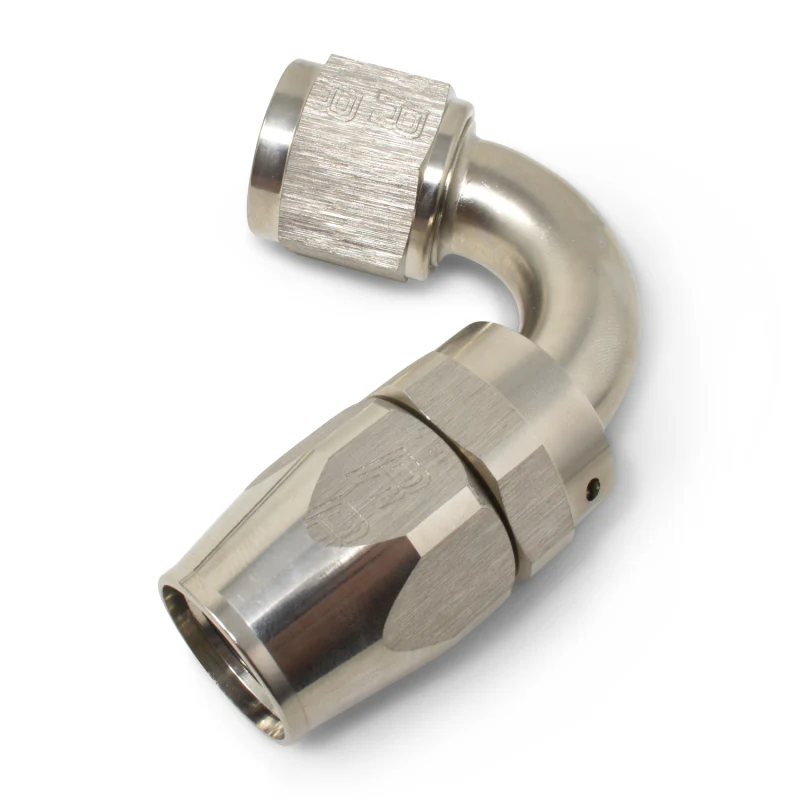 Russell Performance -8 AN Endura 120 Degree Full Flow Swivel Hose End (With 3/4in Radius) - Image 7