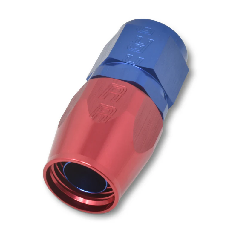 Russell Performance -8 AN Red/Blue Straight Full Flow Hose End - Image 6