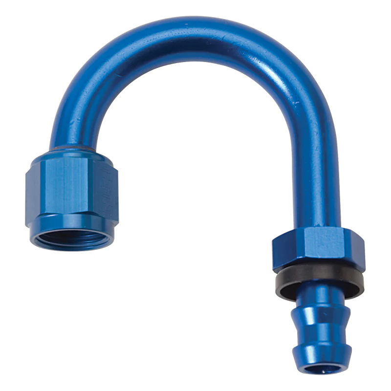 Russell Performance -8 AN Twist-Lok 180 Degree Hose End (1-1/4in Radius) - Image 2