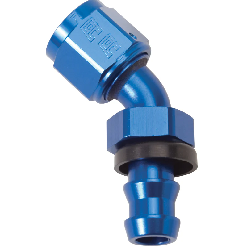 Russell Performance -8 AN Twist-Lok 45 Degree Hose End (Blue) - Image 2