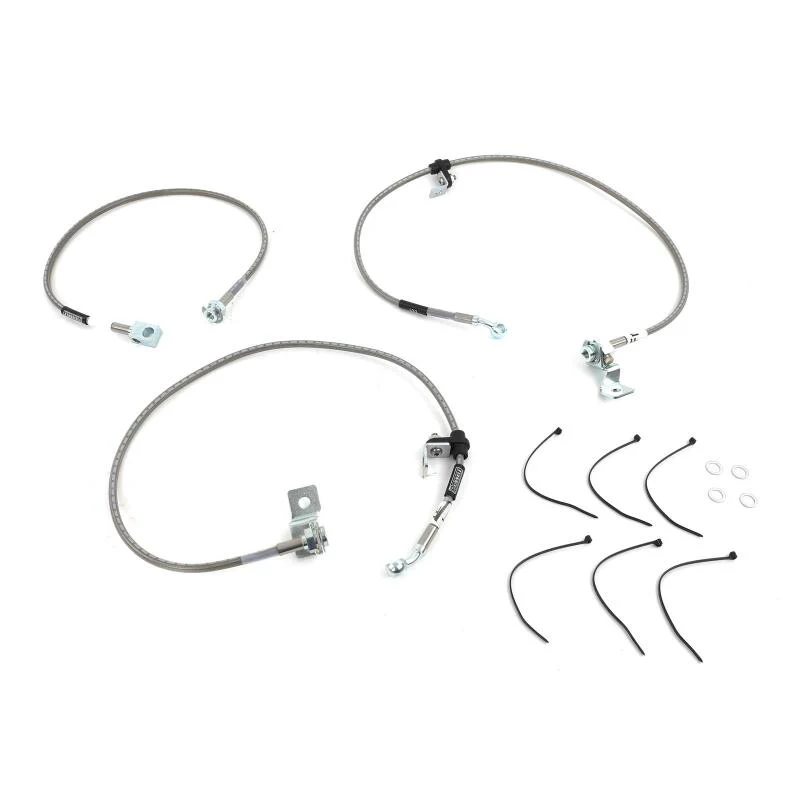 Russell Performance 94-99 Dodge Ram 1500/ 2500 4WD 4in-6in lift Brake Line Kit - Image 2