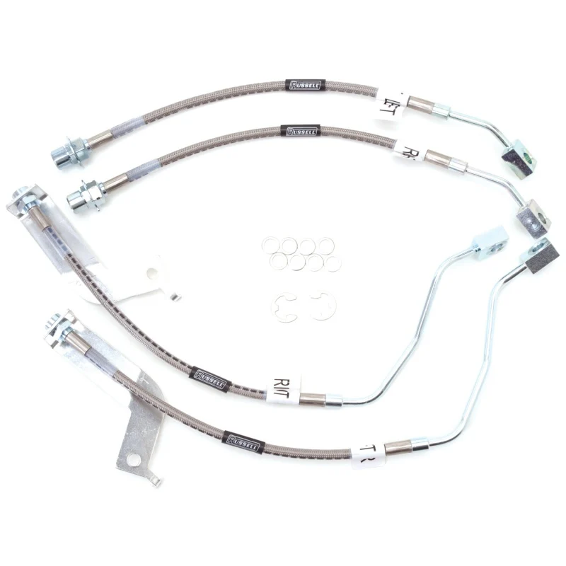 Russell Performance 99-04 Ford Mustang with Traction Control (Except Cobra) Brake Line Kit - Image 3