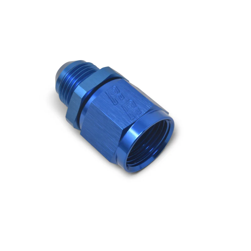 Russell Performance BLUE ANODIZED -6 TUBE COUPLING NUT W/ FLARED REDUCER TO -4 AN MALE - Image 6