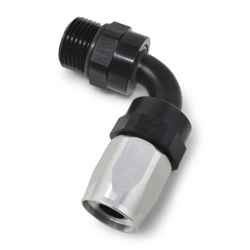 Russell Performance Hose End #8 Hose to #8 Radius Inlet Port 90 Deg Blk/Clr - Image 8