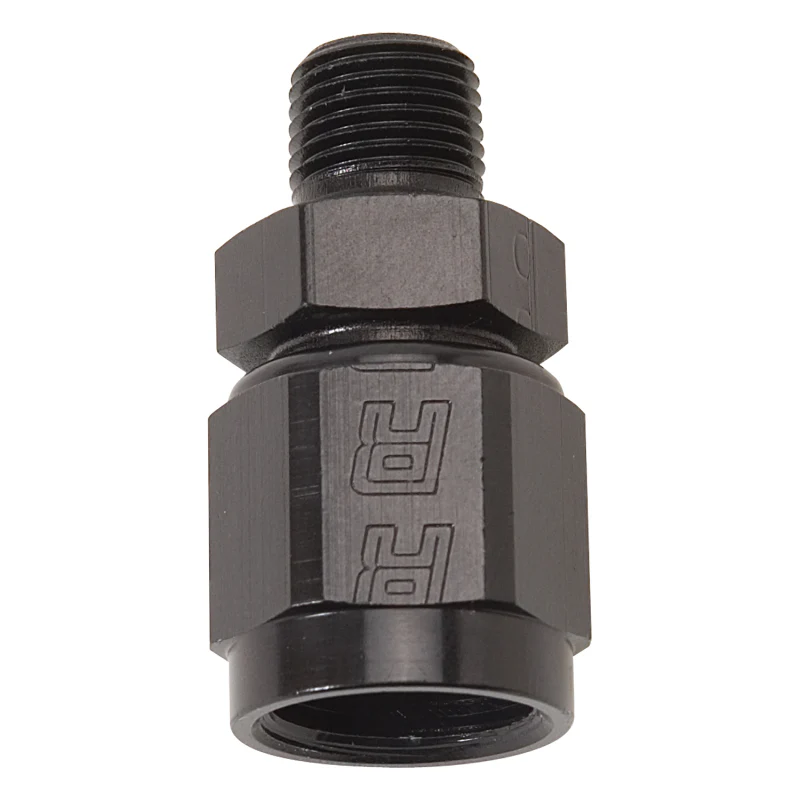 Russell Performance Straight AN Female to Male NPT (Black) - Image 2