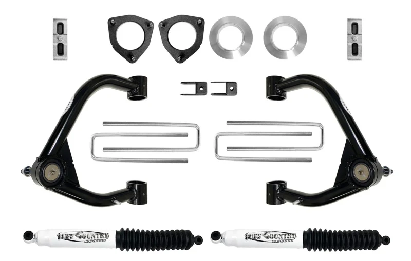Tuff Country 19-23 Chevy 1500 4x4 4in Lift Kit w/ Upper Control Arms & Shocks - Image 3