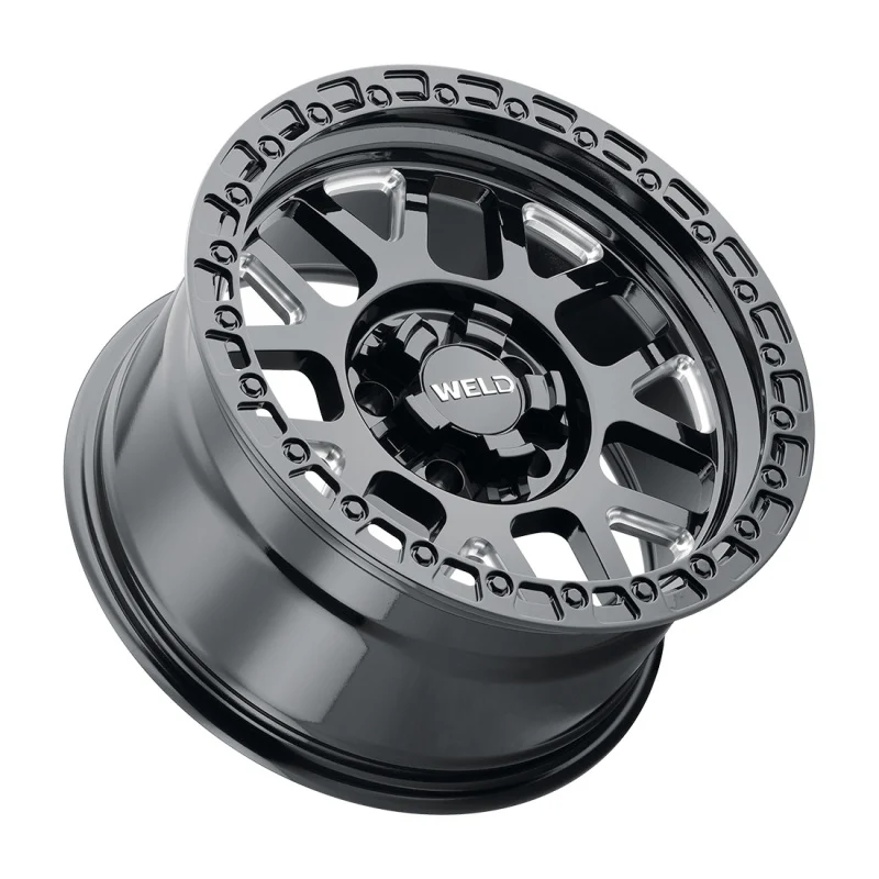 Weld Off-Road W105 17X9.0 Cinch 6X135 6X139.7 ET-12 BS4.50 Gloss Black MIL 106.1 - Image 2