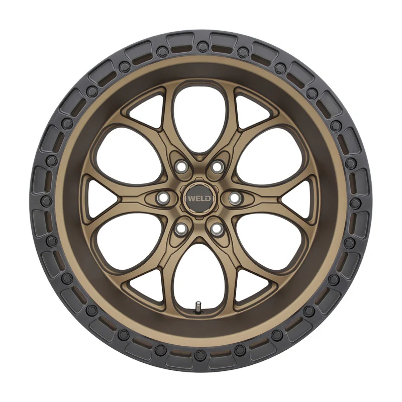 Weld Off-Road W106 20X9 Ledge 6X139.7 ET00 BS5.00 Satin Bronze / Black Ring 106.1 - Image 2