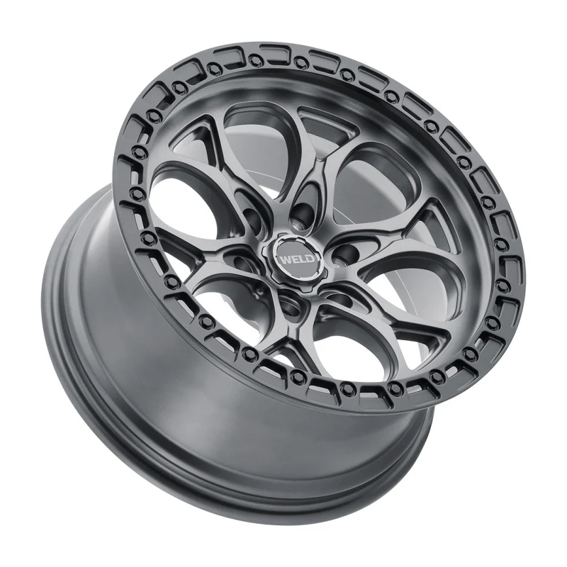 Weld Off-Road W107 20X12 Ledge 6X139.7 ET-44 BS4.75 Satin Gun / Black Ring 106.1 - Image 3