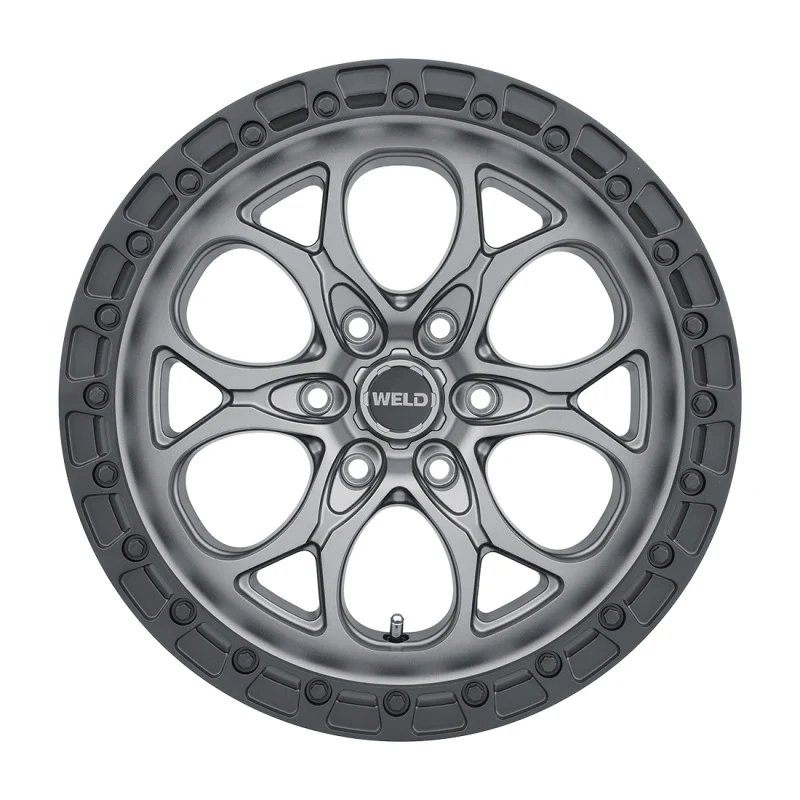 Weld Off-Road W107 20X9 Ledge 6X135 ET20 BS5.75 Satin Gun / Black Ring 87.1 - Image 2