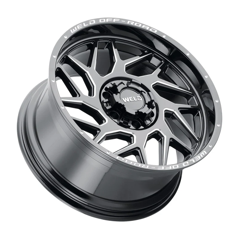 Weld Off-Road W117 20X10 Fulcrum 8X165.1 ET-18 BS4.75 Gloss Black MIL 125.1 - Image 3