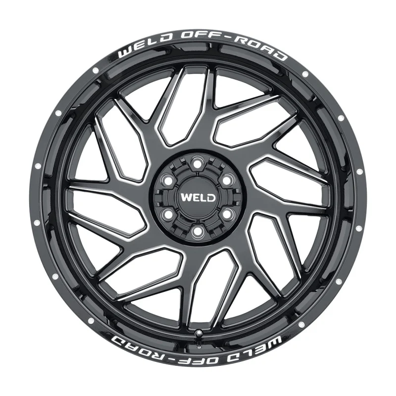 Weld Off-Road W117 20X10 Fulcrum 8X165.1 ET13 BS6.00 Gloss Black MIL 125.1 - Image 2