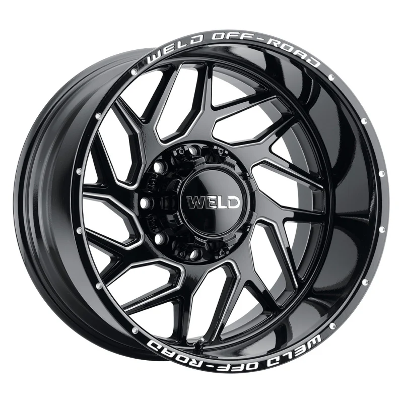Weld Off-Road W117 20X10 Fulcrum 8X180 ET13 BS6.00 Gloss Black MIL 124.3 - Image 3