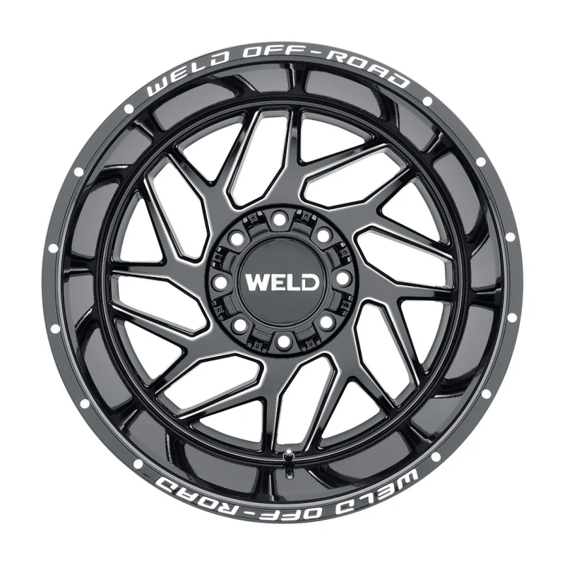 Weld Off-Road W117 20X9 Fulcrum 8X180 ET20 BS5.75 Gloss Black MIL 124.3 - Image 2