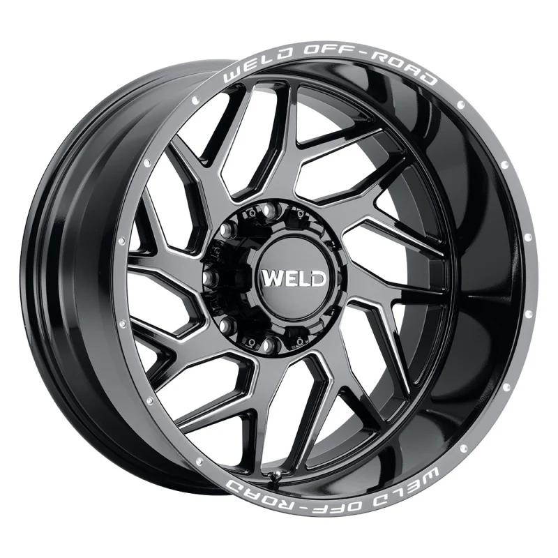 Weld Off-Road W117 22X10 Fulcrum 8X180 ET13 BS6.00 Gloss Black MIL 124.3 - Image 2