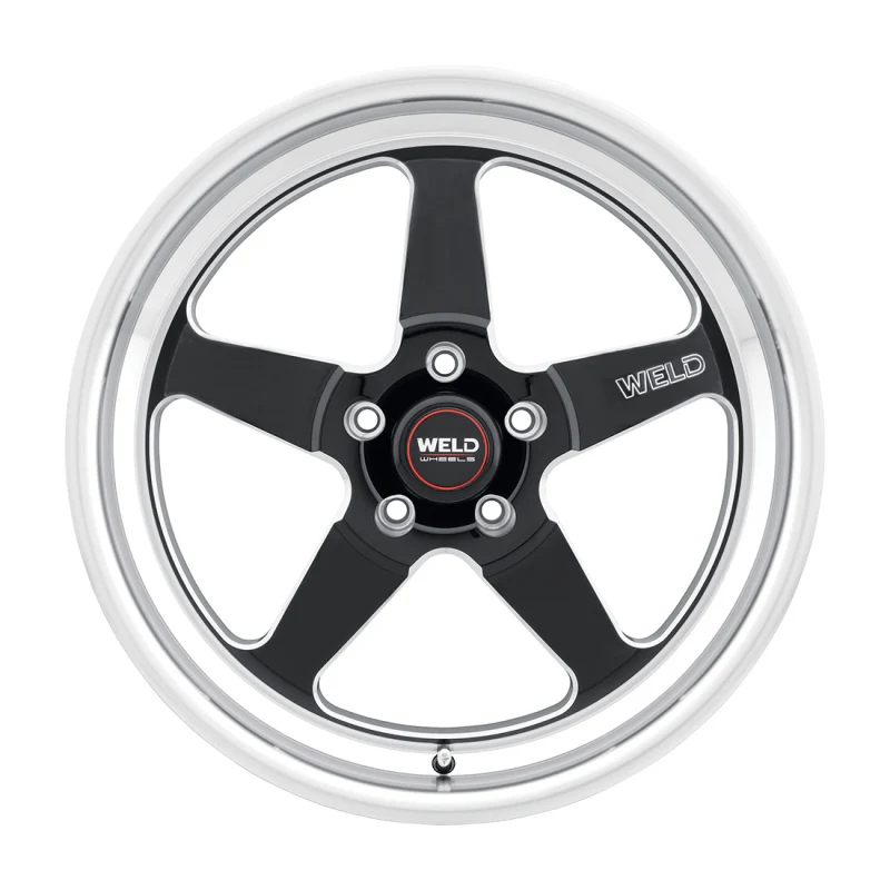 Weld S104 17X11 Ventura 5X127 ET-44 BS4.25 Gloss Black MIL Dia 78.1 - Image 3