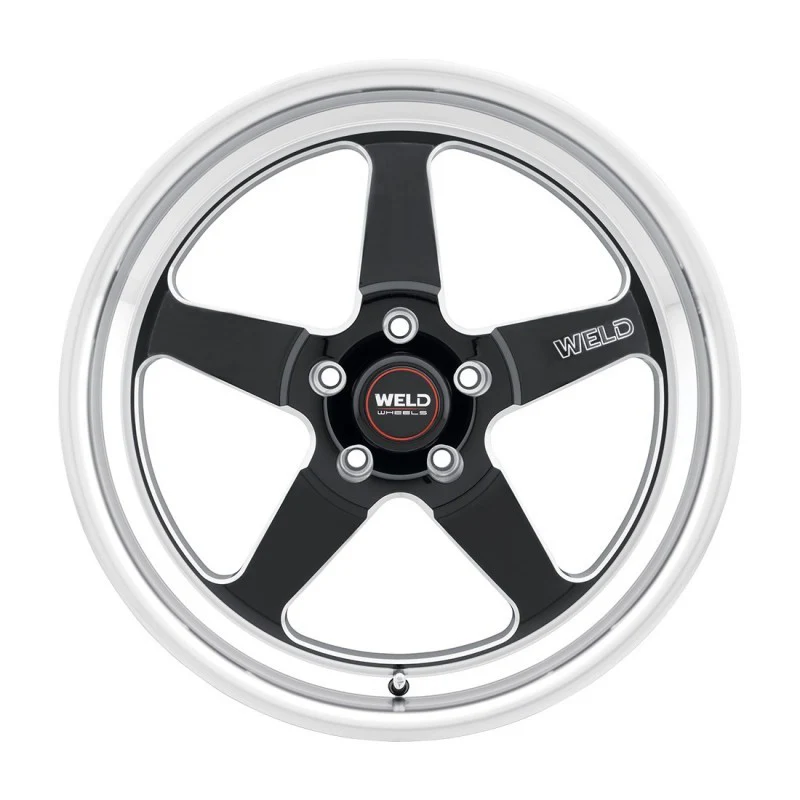 Weld S104 22x8.5 Ventura 5x127 ET06 BS5.00 Gloss BLK MIL DIA 78.1 - Image 2